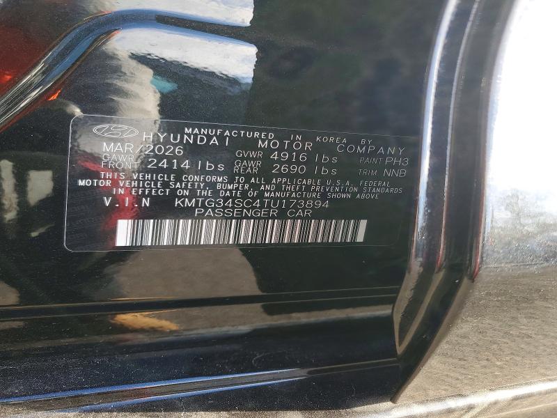 Aukcja sprzedaży 2026 Genesis G70, vin: KMTG34SC4TU173894, numer aukcji: 69570716