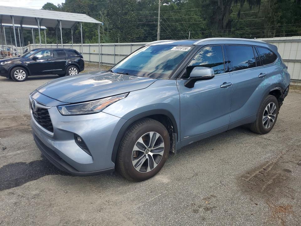 Aukcja sprzedaży 2022 Toyota Highlander Hybrid, vin: 5TDGBRCH7NS075829, numer aukcji: 70059156