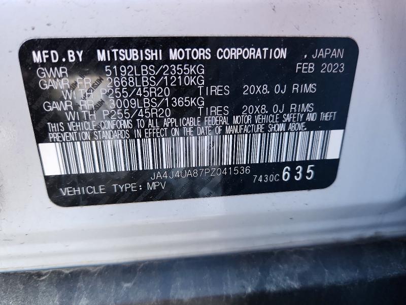 Aukcja sprzedaży 2023 Mitsubishi Outlander, vin: JA4J4UA87PZ041536, numer aukcji: 69424076