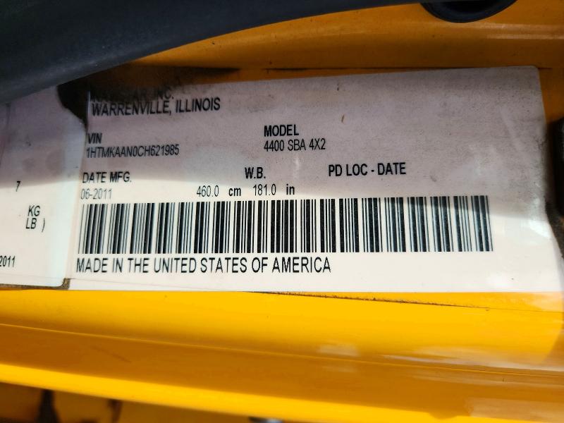 Продаж на аукціоні авто 2012 International 4000, vin: 1HTMKAAN0CH621985, номер лоту: 71097536