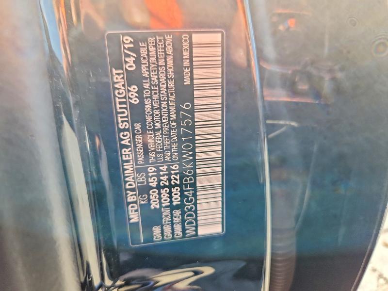 Продажа на аукционе авто 2019 Mercedes-benz A, vin: WDD3G4FB6KW017576, номер лота: 65606106