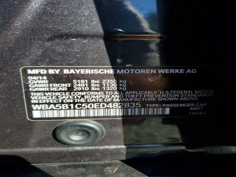 Продажа на аукционе авто 2014 Bmw 535, vin: WBA5B1C50ED482835, номер лота: 69971716