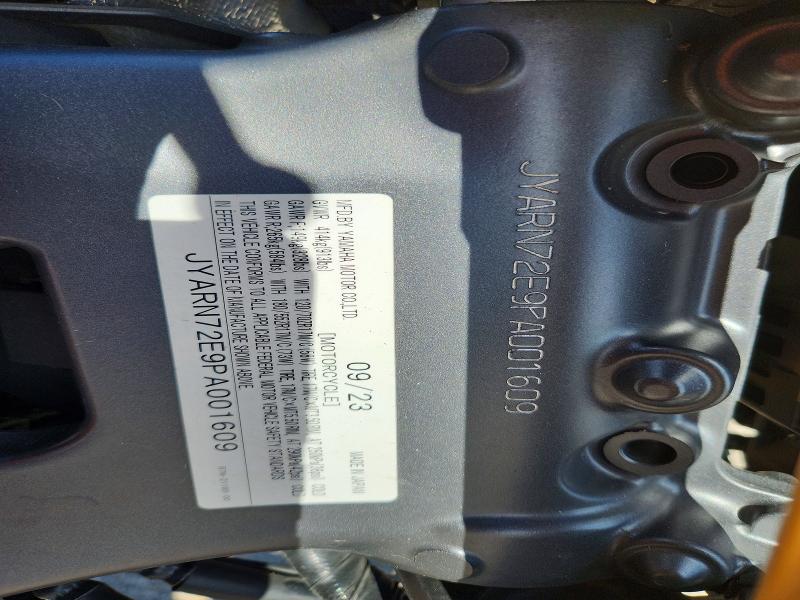Aukcja sprzedaży 2023 Yamaha Mt09, vin: JYARN72E9PA001609, numer aukcji: 69105116