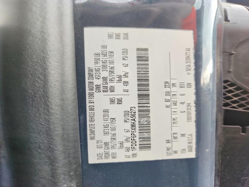 67440406 :رقم المزاد ، 1FDDF6P8XMKA56273 vin ، 2021 Ford Transit مزاد بيع