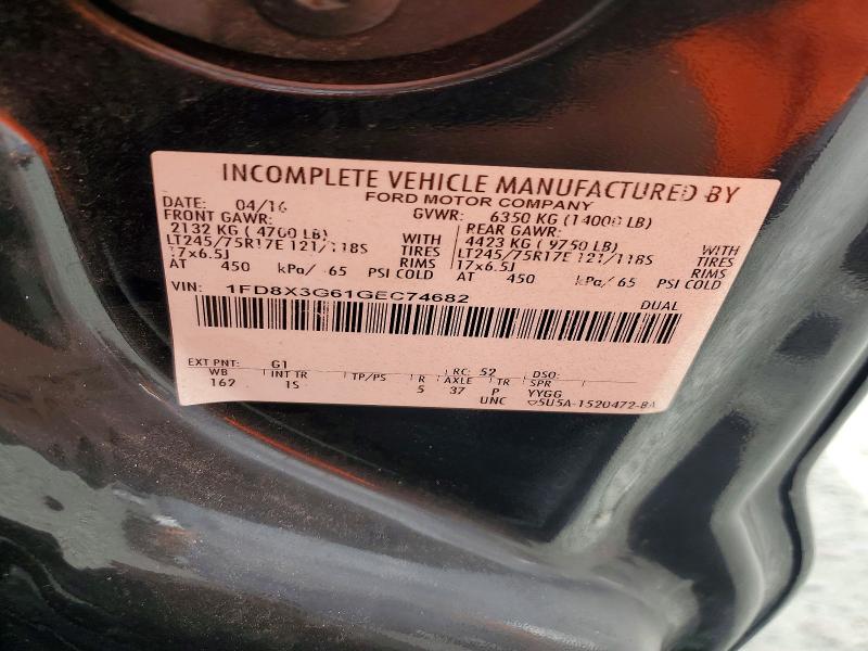 Продаж на аукціоні авто 2016 Ford F350, vin: 1FD8X3G61GEC74682, номер лоту: 69394626