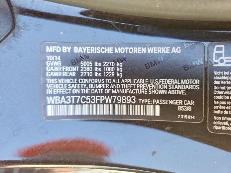 Aukcja sprzedaży 2015 Bmw 435, vin: WBA3T7C53FPW79893, numer aukcji: 69409206