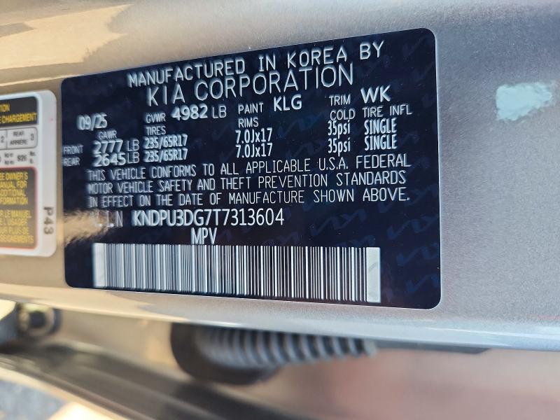 Продажа на аукционе авто 2026 Kia Sportage, vin: KNDPU3DG7T7313604, номер лота: 69195146