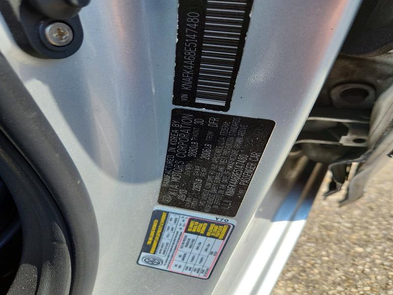 67176116 :رقم المزاد ، KNAFK4A68E5147480 vin ، 2014 Kia Forte مزاد بيع