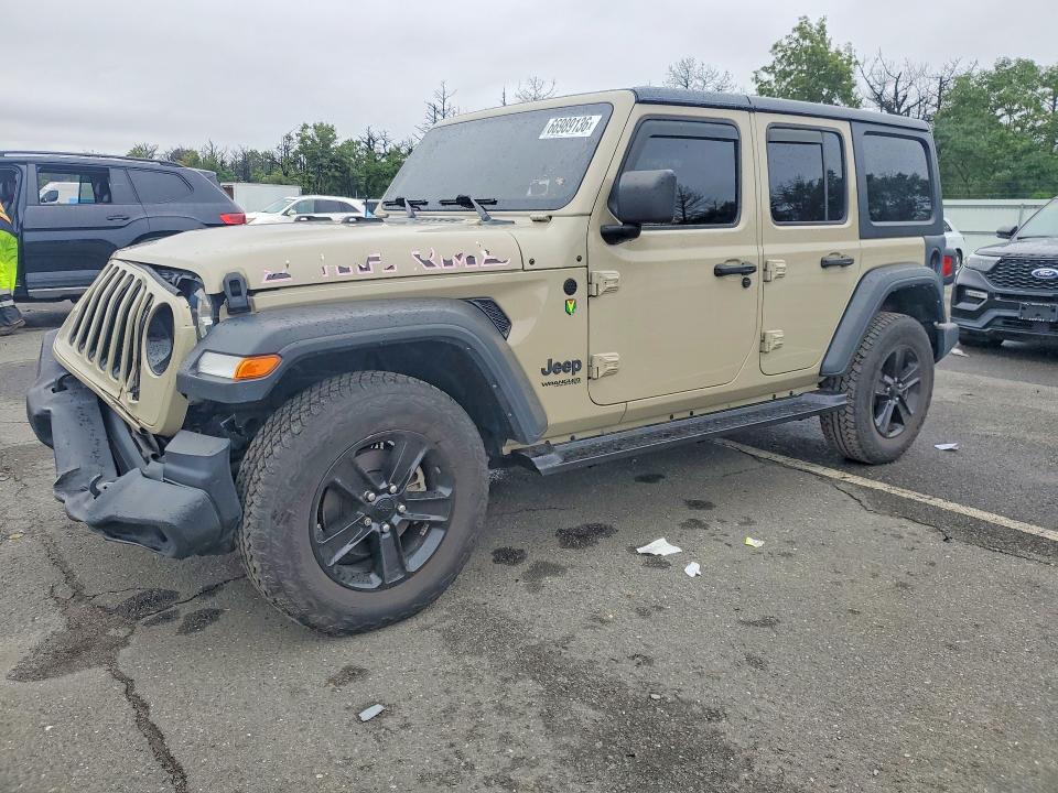 66989136 :رقم المزاد ، 1C4HJXDN7NW264318 vin ، 2022 Jeep Wrangler Unlimited مزاد بيع