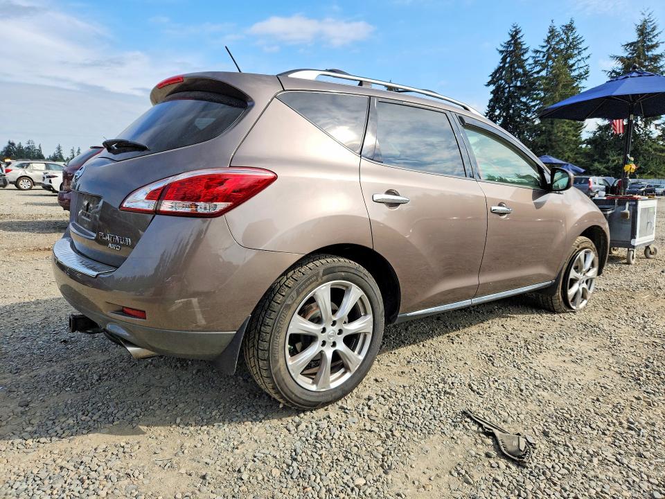 66863526 :رقم المزاد ، JN8AZ1MWXEW503719 vin ، 2014 Nissan Murano مزاد بيع