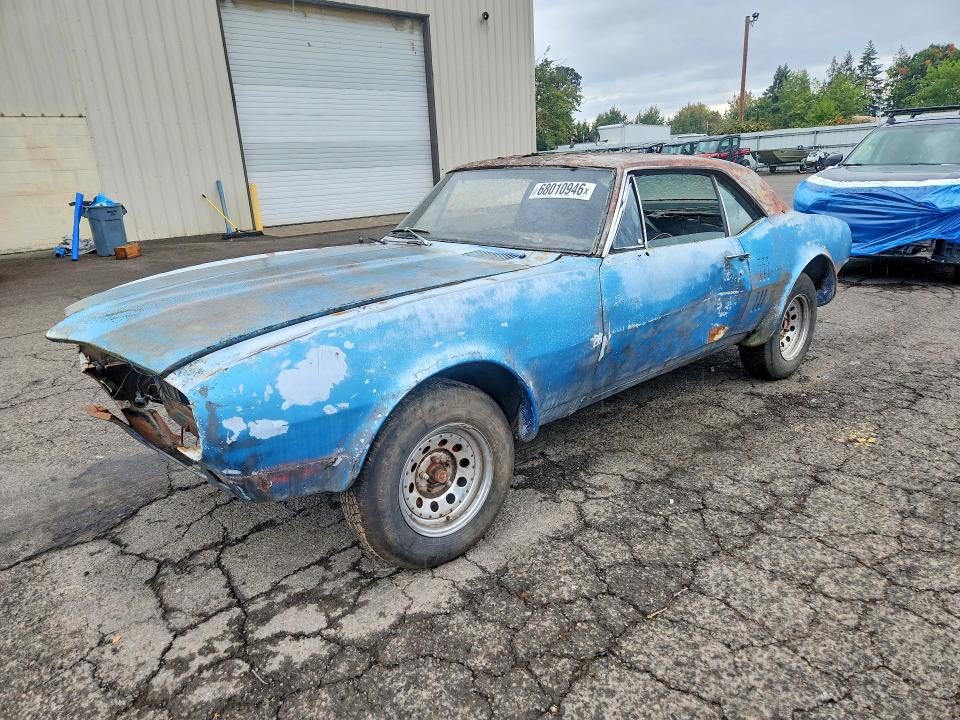 68010946 :رقم المزاد ، 223377U108487 vin ، 1967 Pontiac Firebird مزاد بيع