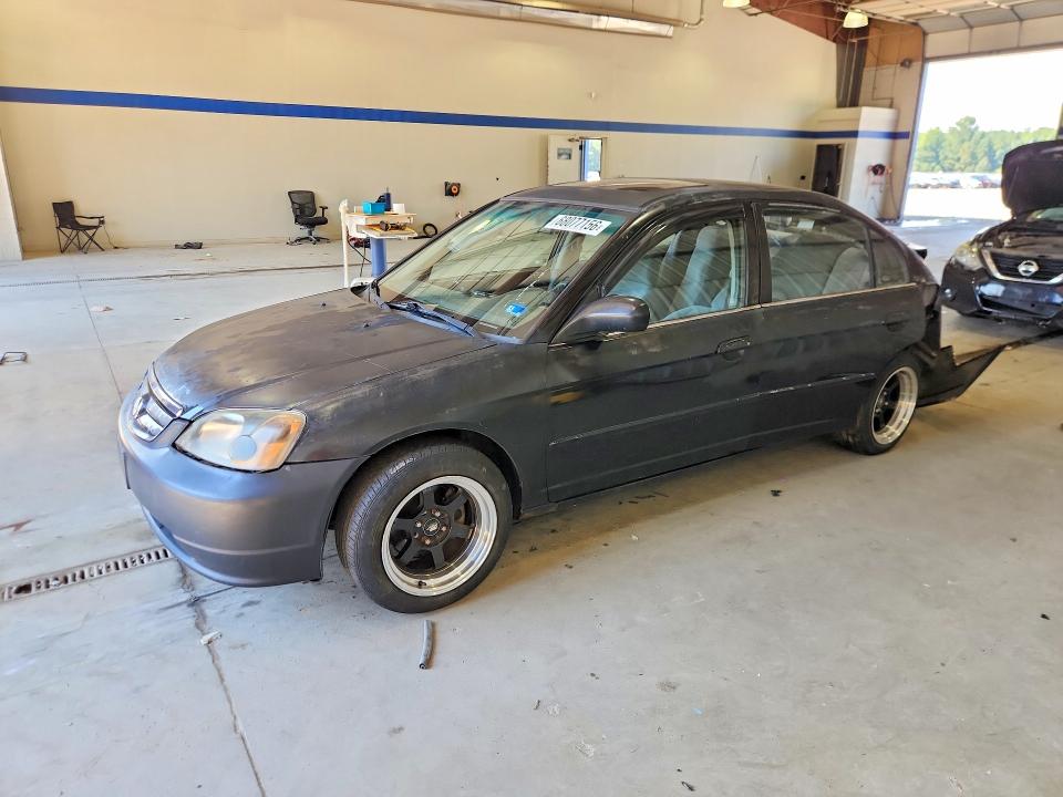 2001 Honda Civic მანქანა იყიდება აუქციონზე, vin: 2HGES25771H609179, აუქციონის ნომერი: 68077156