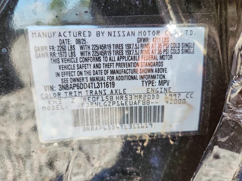 Aukcja sprzedaży 2026 Nissan Kicks, vin: 3N8AP6DD4TL311619, numer aukcji: 67780306