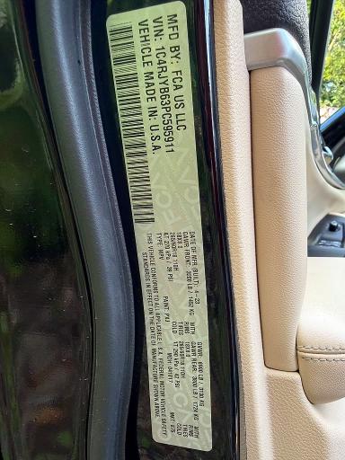 2023 Jeep Grand Cherokee მანქანა იყიდება აუქციონზე, vin: 1C4RJYB63PC595911, აუქციონის ნომერი: 70012686