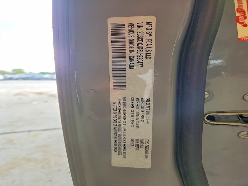 70230206 :رقم المزاد ، 2C3CDXJG6LH220477 vin ، 2020 Dodge Charger مزاد بيع