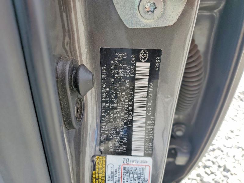 Aukcja sprzedaży 2006 Toyota Avalon, vin: 4T1BK36B06U163712, numer aukcji: 68252986