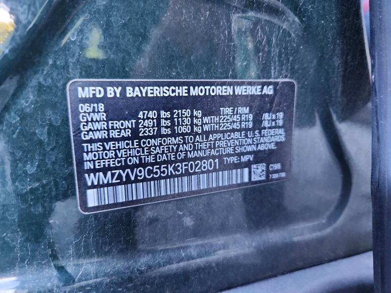 2019 Mini Cooper მანქანა იყიდება აუქციონზე, vin: WMZYV9C55K3F02801, აუქციონის ნომერი: 69091276