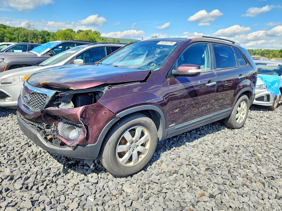 65536776 :رقم المزاد ، 5XYKTDA64DG385198 vin ، 2013 Kia Sorento مزاد بيع
