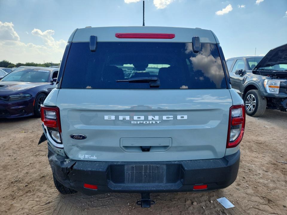 67737696 :رقم المزاد ، 3FMCR9B68MRA62725 vin ، 2021 Ford Bronco Sport مزاد بيع