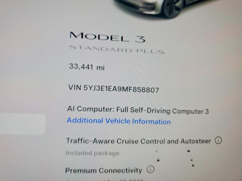 Aukcja sprzedaży 2021 Tesla Model 3, vin: 5YJ3E1EA9MF858807, numer aukcji: 68223396