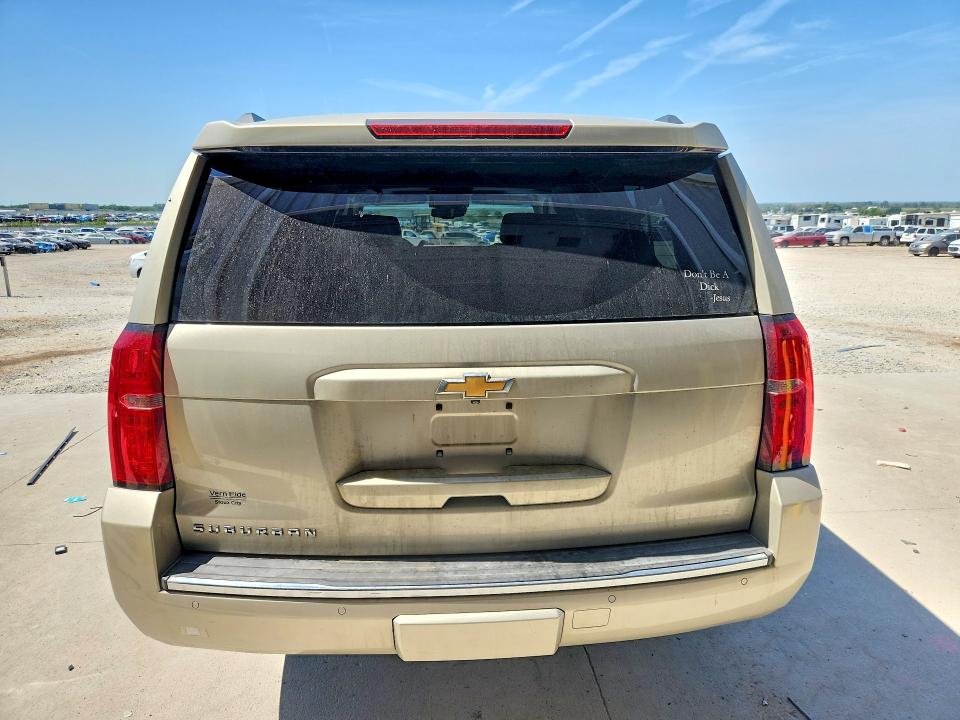 2015 Chevrolet Suburban მანქანა იყიდება აუქციონზე, vin: 1GNSKKKCXFR179469, აუქციონის ნომერი: 66579356