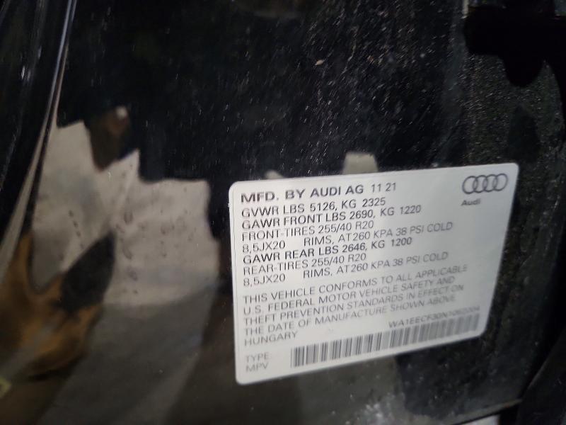 Aukcja sprzedaży 2022 Audi Q3, vin: WA1EECF30N1062004, numer aukcji: 67958796