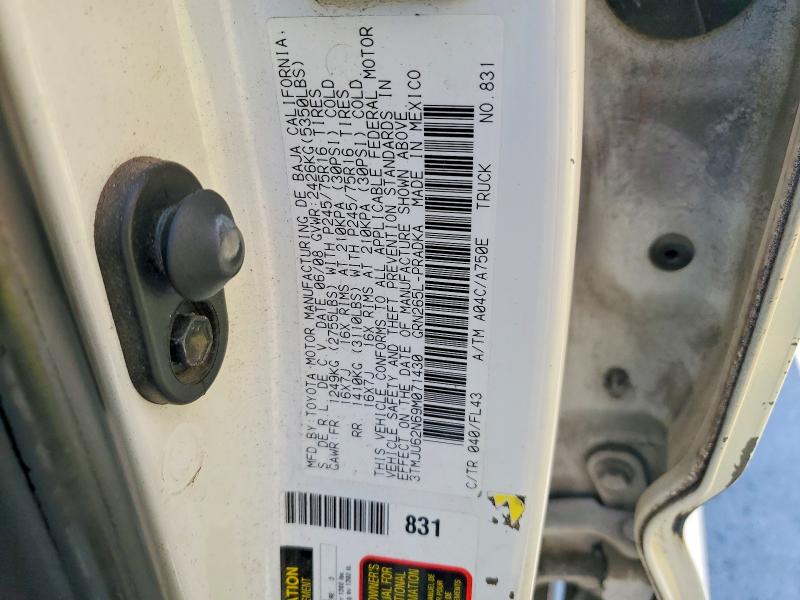 Aukcja sprzedaży 2009 Toyota Tacoma, vin: 3TMJU62N69M071430, numer aukcji: 68686766