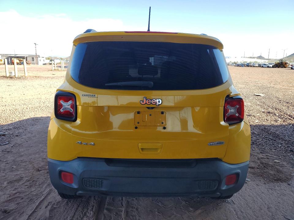 2018 Jeep Renegade მანქანა იყიდება აუქციონზე, vin: ZACCJBBB6JPH38224, აუქციონის ნომერი: 68617746