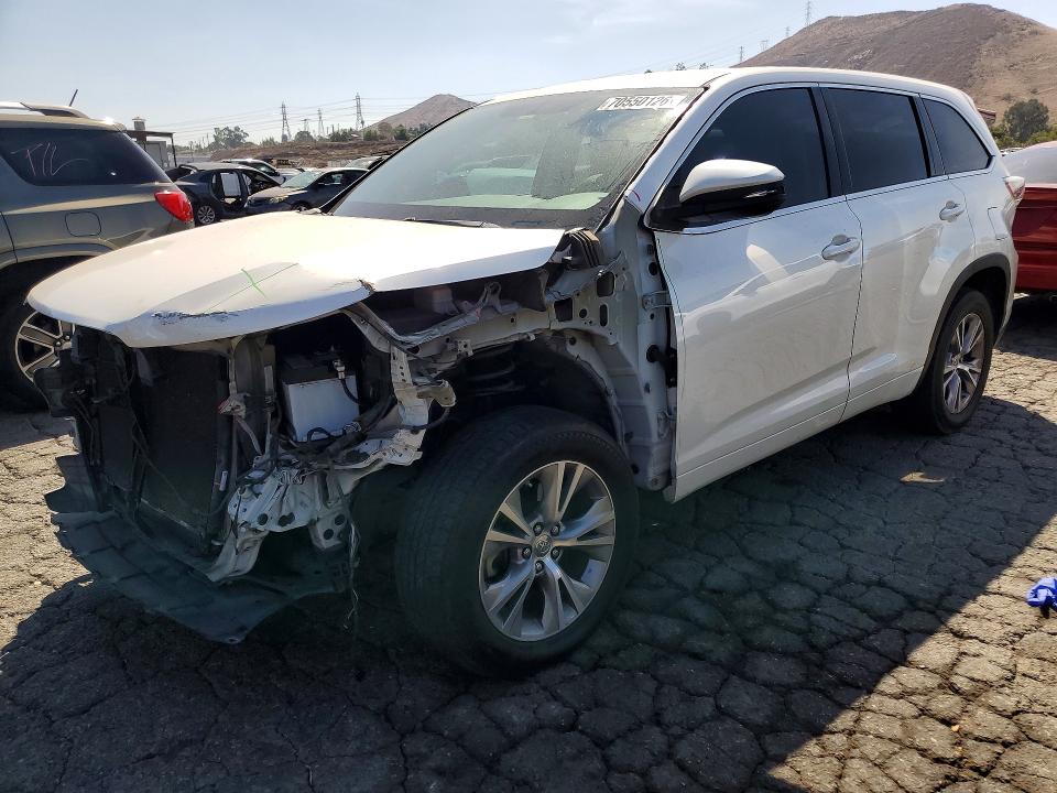 70550126 :رقم المزاد ، 5TDZKRFH4ES020596 vin ، 2014 Toyota Highlander مزاد بيع