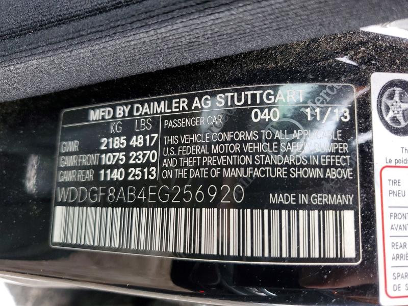 Продажа на аукционе авто 2014 Mercedes-benz C, vin: WDDGF8AB4EG256920, номер лота: 70664556