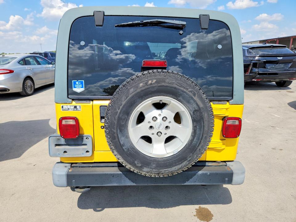 Продажа на аукционе авто 2001 Jeep Wrangler / Tj, vin: 1J4FA49S31P316188, номер лота: 69521786