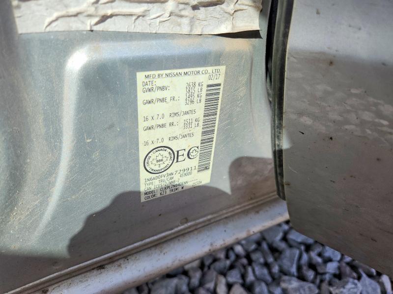Продаж на аукціоні авто 2017 Nissan Frontier, vin: 1N6AD0FV3HN729911, номер лоту: 68744166