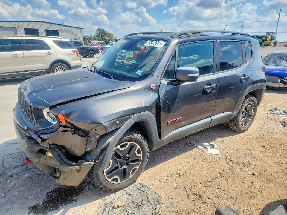 2016 Jeep Renegade მანქანა იყიდება აუქციონზე, vin: ZACCJBCT3GPD98529, აუქციონის ნომერი: 68946956
