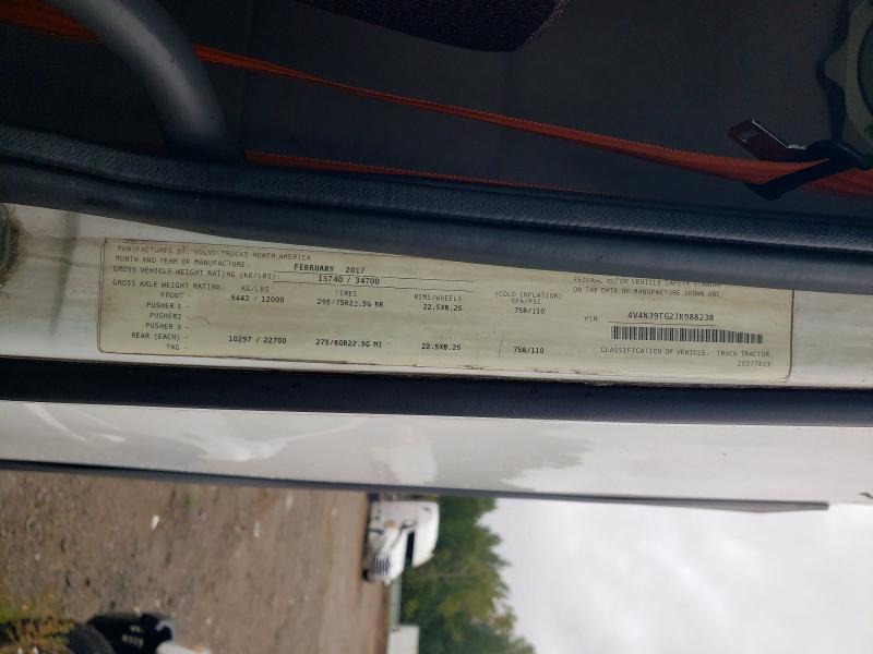 Aukcja sprzedaży 2018 Volvo Vn, vin: 4V4N39TG2JN988238, numer aukcji: 69956766