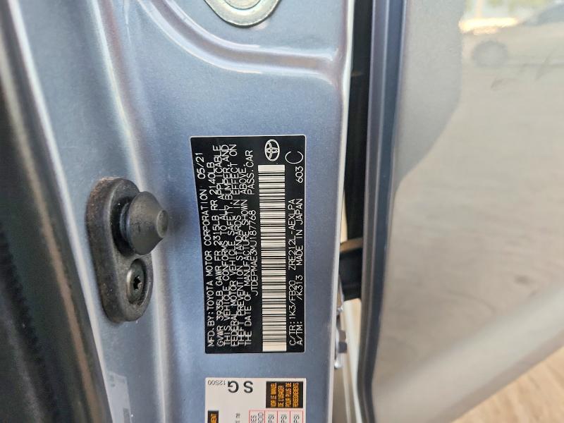 Aukcja sprzedaży 2021 Toyota Corolla, vin: JTDEPMAE3MJ187768, numer aukcji: 70268726