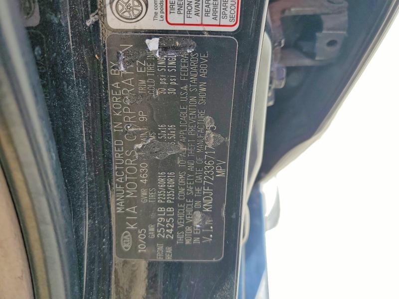 2006 Kia Sportage მანქანა იყიდება აუქციონზე, vin: KNDJF723367171375, აუქციონის ნომერი: 68650046