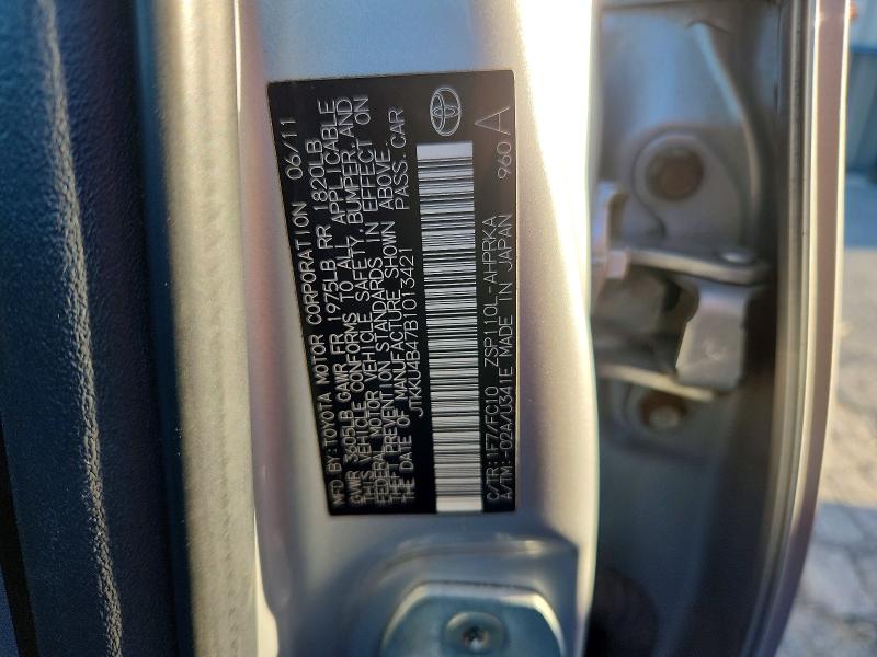 69178896 :رقم المزاد ، JTKKU4B47B1013421 vin ، 2011 Scion Xd مزاد بيع