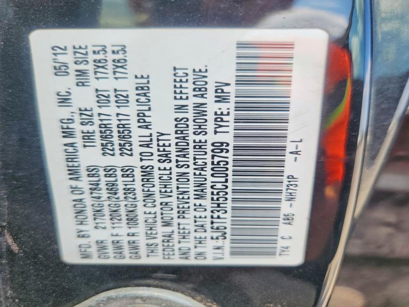 Продаж на аукціоні авто 2012 Honda Crosstour, vin: 5J6TF3H55CL005799, номер лоту: 70959516