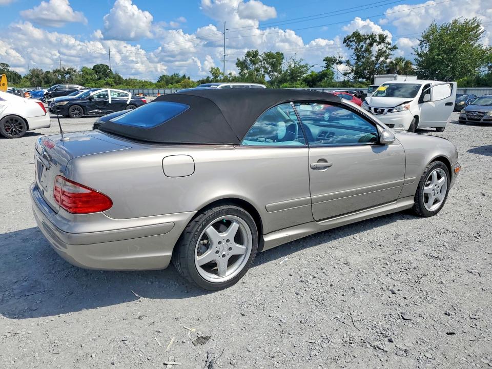 2003 Mercedes-benz Clk მანქანა იყიდება აუქციონზე, vin: WDBLK70G23T138119, აუქციონის ნომერი: 69757706