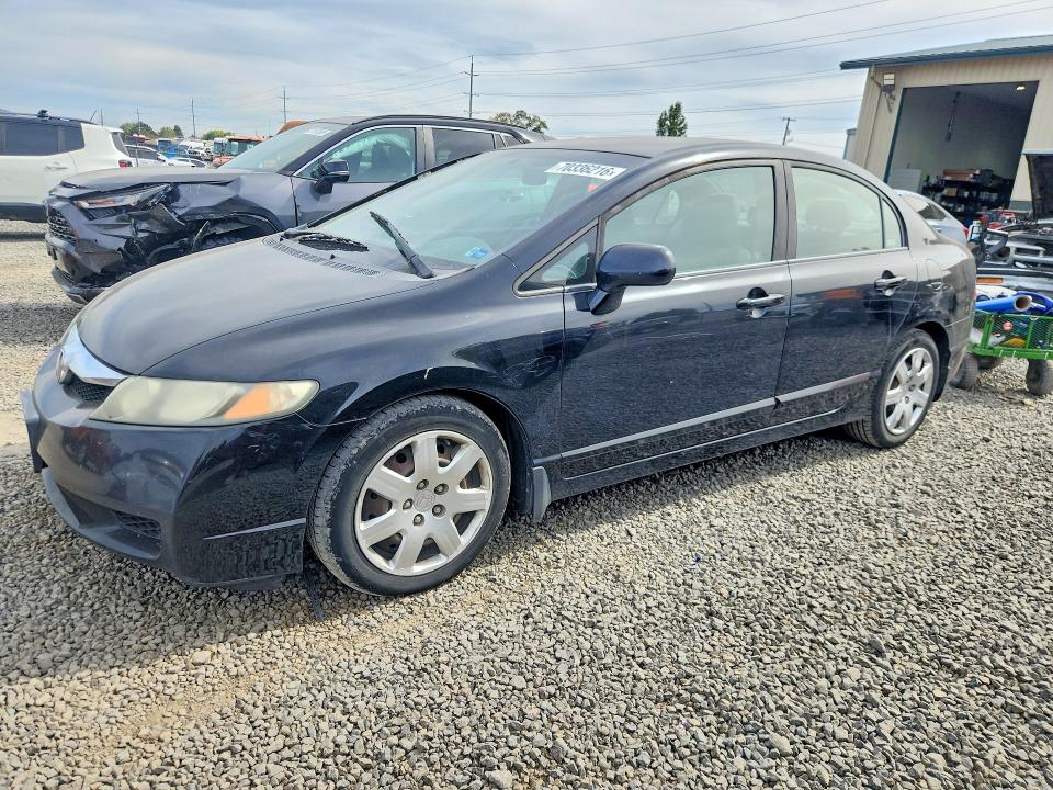 70336216 :رقم المزاد ، 19XFA16559E006462 vin ، 2009 Honda Civic مزاد بيع