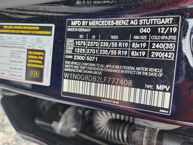 Продажа на аукционе авто 2020 Mercedes-benz Glc, vin: W1N0G8DB2LF777408, номер лота: 66692096