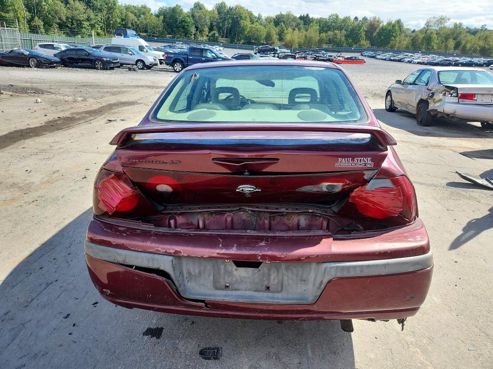2002 Chevrolet Impala მანქანა იყიდება აუქციონზე, vin: 2G1WH55K029301184, აუქციონის ნომერი: 68746016