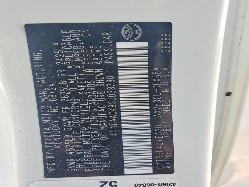 Продаж на аукціоні авто 2025 Toyota Camry, vin: 4T1DAACK8SU038780, номер лоту: 67926576
