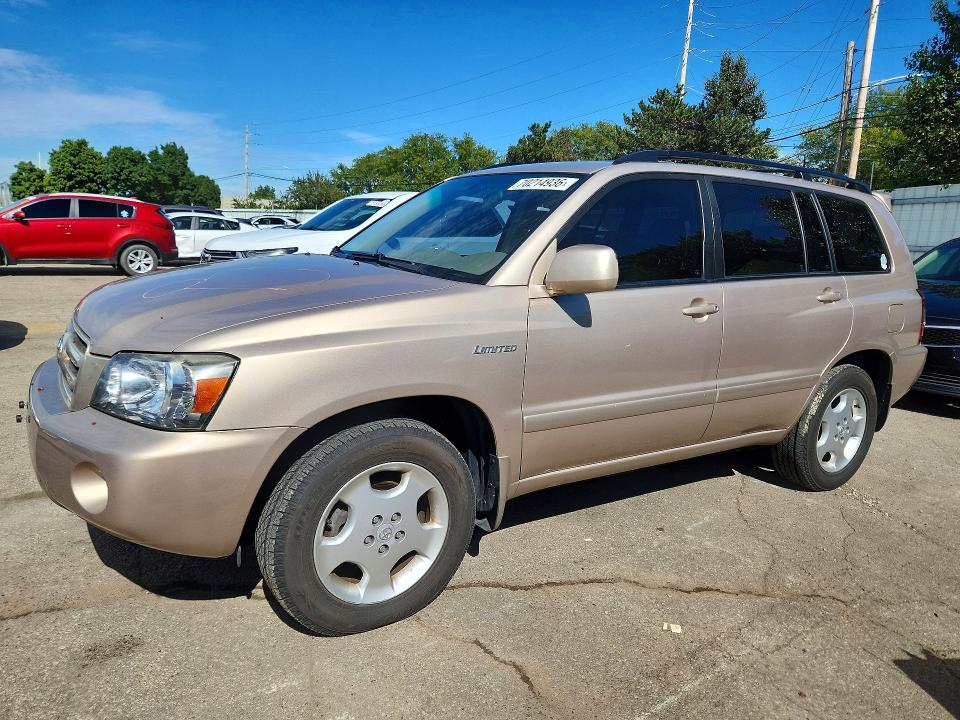 Auction sale of the 2005 Toyota Highlander, vin: JTEEP21A550078412, lot number: 70214936