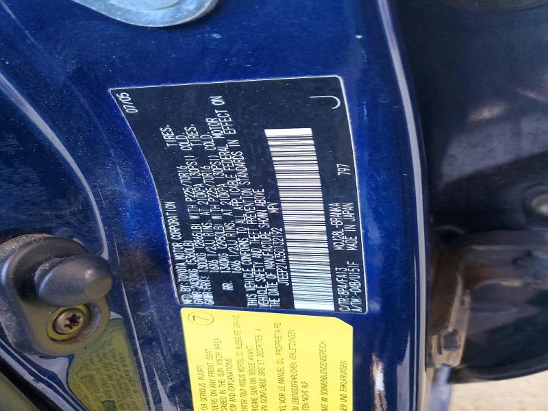 69550496 :رقم المزاد ، JTEEP21A350132192 vin ، 2005 Toyota Highlander مزاد بيع