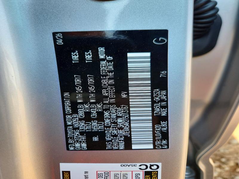 67450796 :رقم المزاد ، JTEVA5AR2T5013767 vin ، 2026 Toyota 4runner مزاد بيع