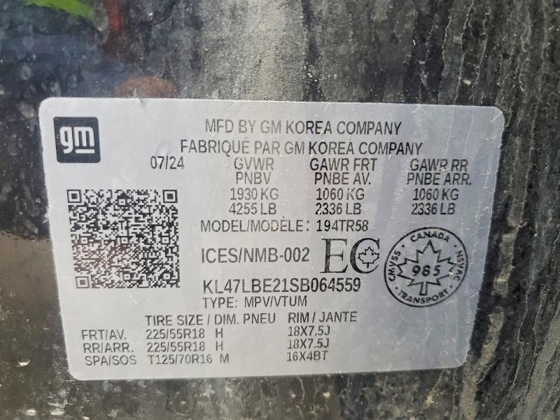 Продаж на аукціоні авто 2025 Buick Envista, vin: KL47LBE21SB064559, номер лоту: 70960816