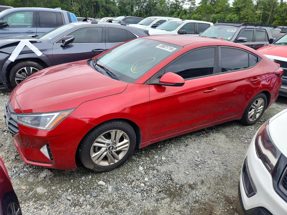 2019 Hyundai Elantra მანქანა იყიდება აუქციონზე, vin: 5NPD84LF9KH423540, აუქციონის ნომერი: 69921716