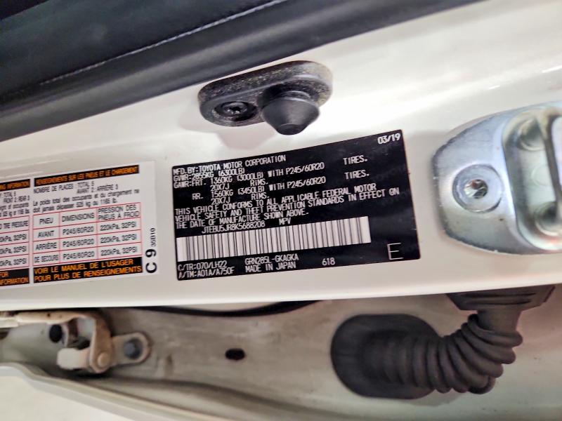Продажа на аукционе авто 2019 Toyota 4runner, vin: JTEBU5JR8K5688208, номер лота: 70175016