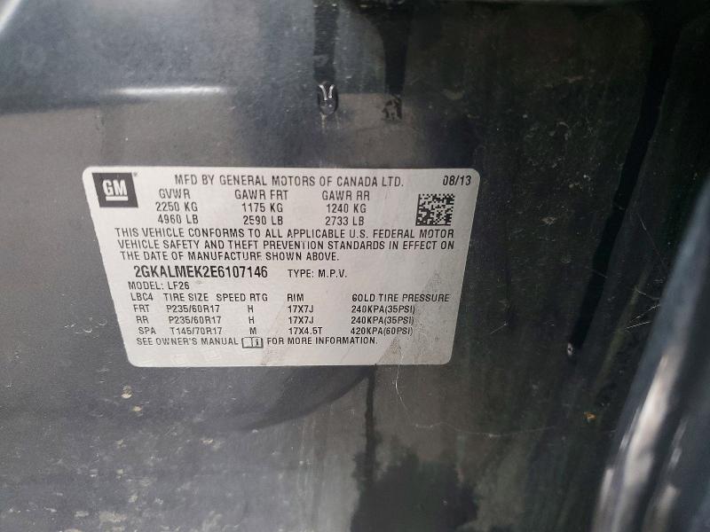 Продаж на аукціоні авто 2014 Gmc Terrain, vin: 2GKALMEK2E6107146, номер лоту: 67732546